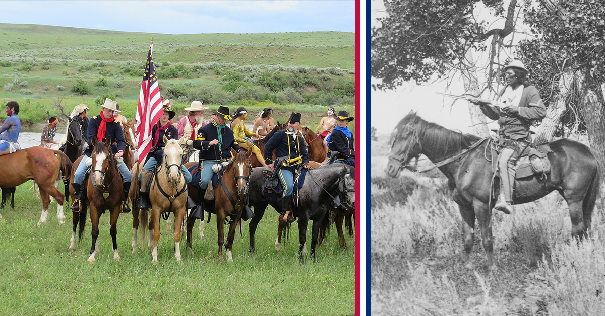 See how an individual scout survived the massacre at Little Bighorn