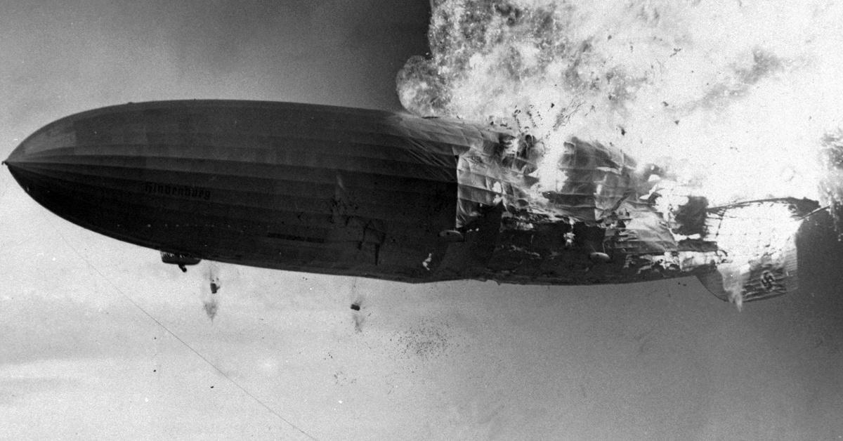 Airships were surprisingly hard to shoot down in World War II