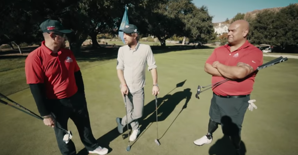 The day golf filmmaker Erik Anders Lang bonded with wounded vets