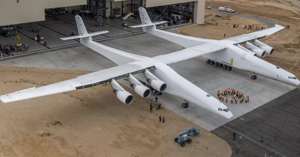 The world’s biggest airplane took its first flight ever