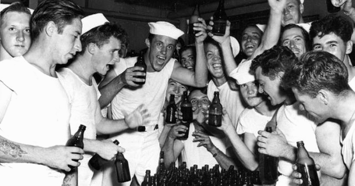 The Navy had a massive party the day it banned alcohol on ships