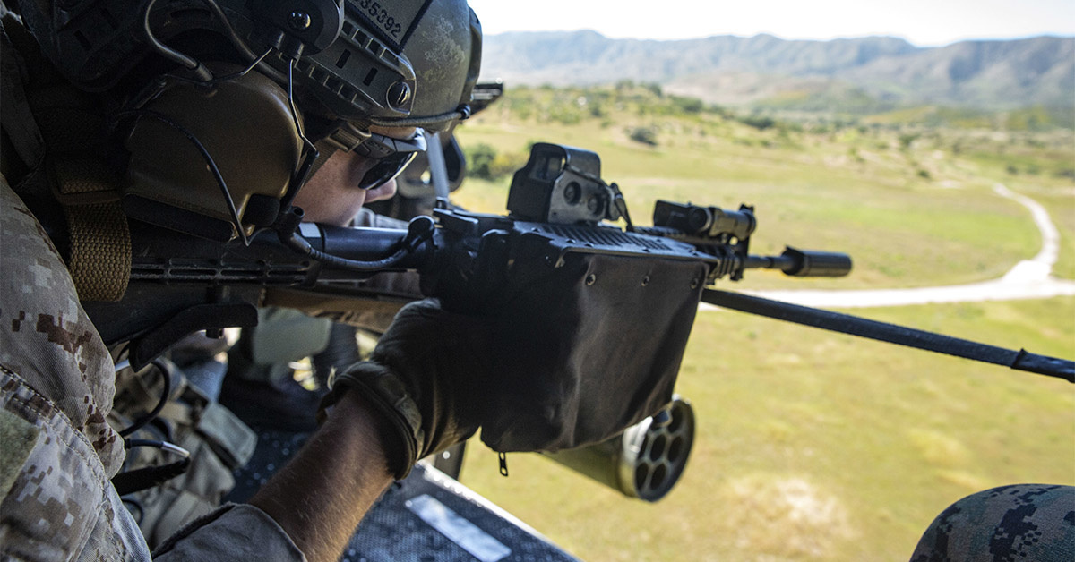 How Marine snipers train to kill from helicopters