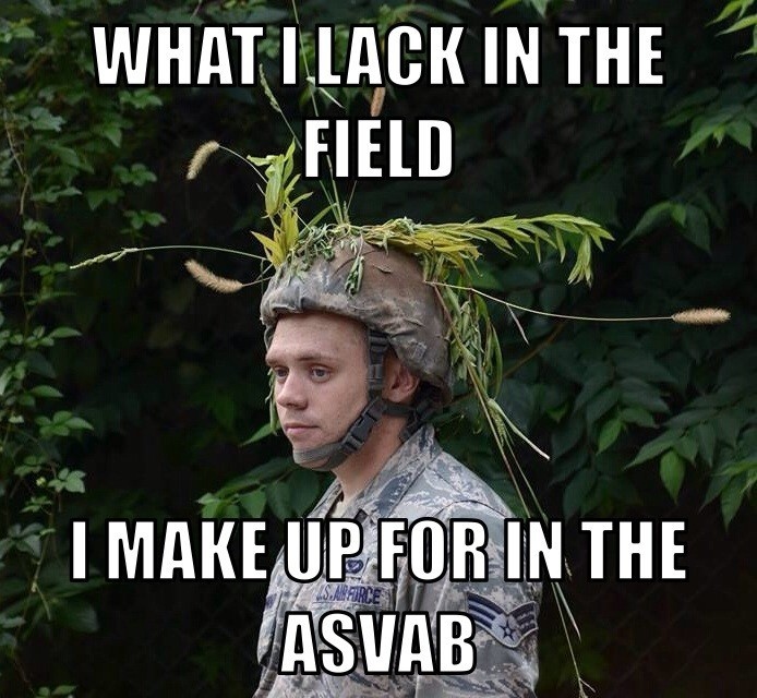 Air Force memes about asvab