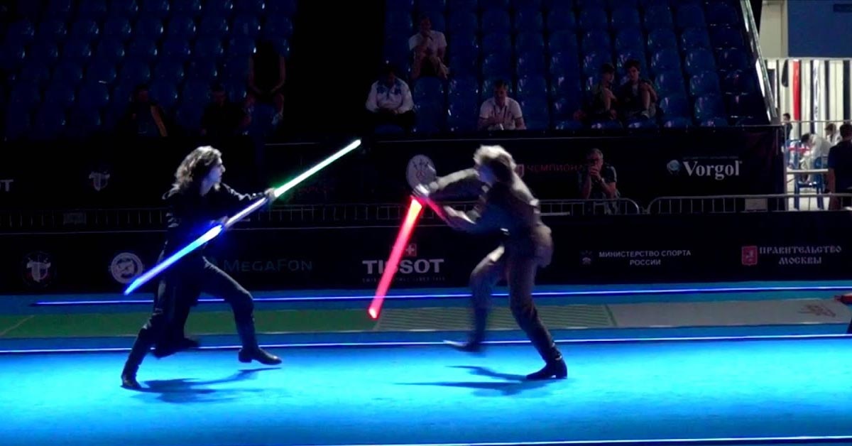 Lightsaber fencing is now an international sport