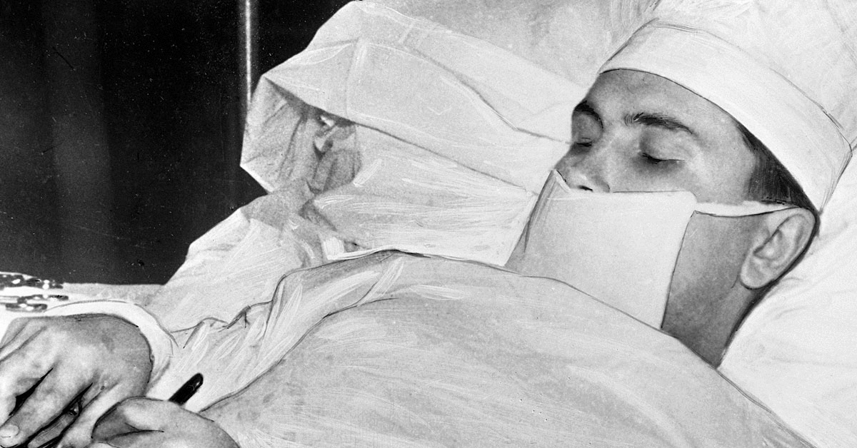 You will never be as badass as this explorer who removed his own appendix