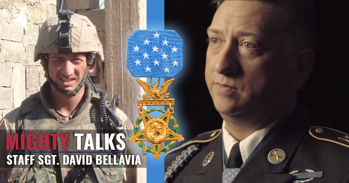 Medal of Honor Recipient Staff Sgt. David G. Bellavia is a monument of a man