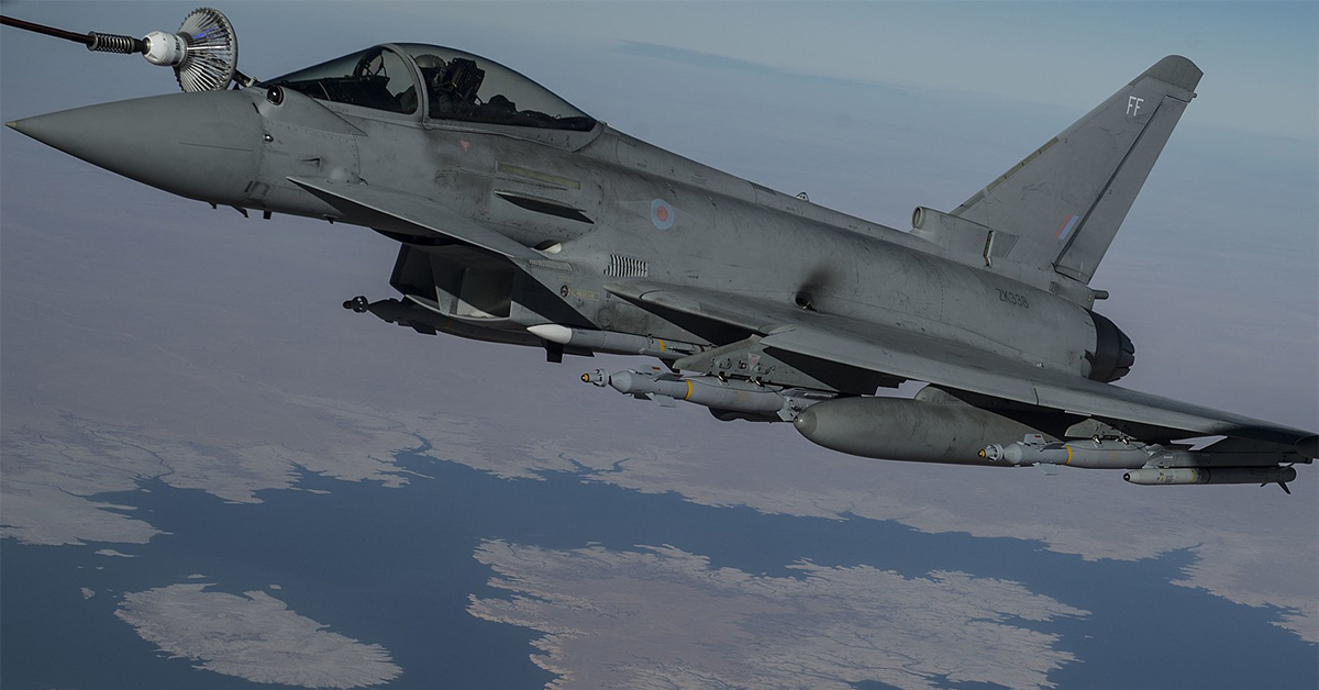 Britain has upgraded their Typhoons with awesome missiles