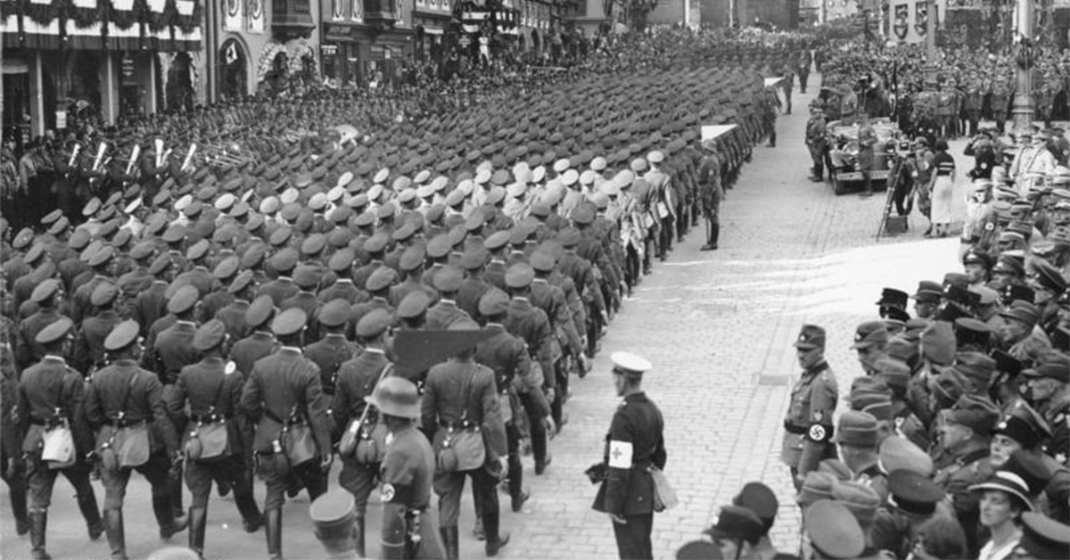 The British re-cut Nazi propaganda to make these soldiers dance