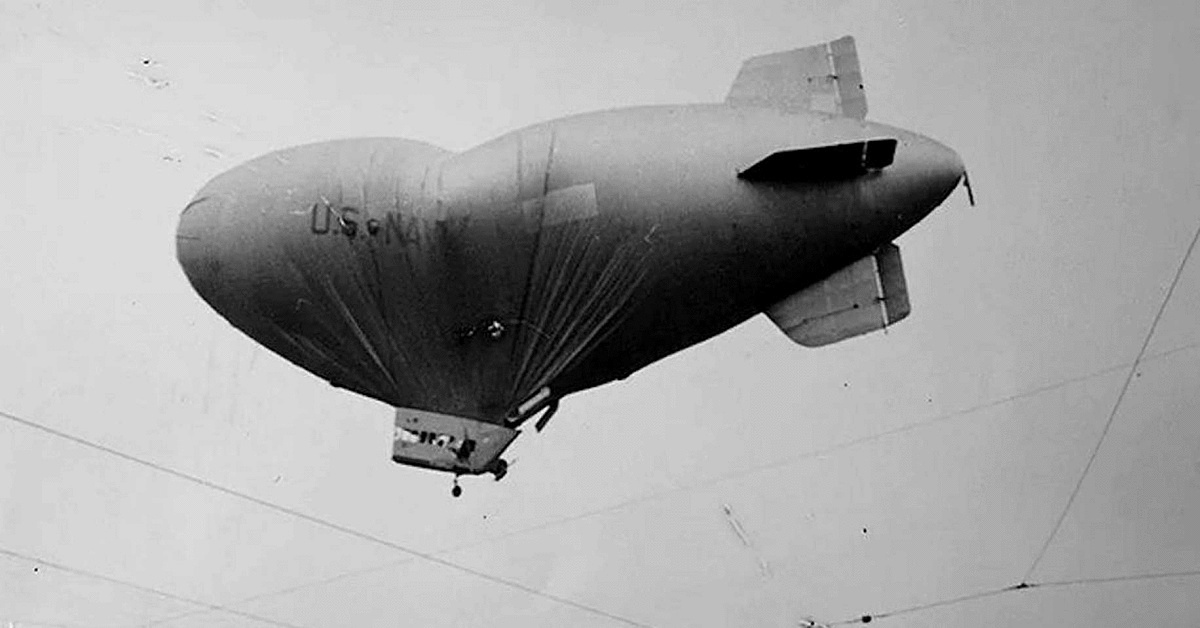 The time a US Navy blimp turned into a flying ghost ship