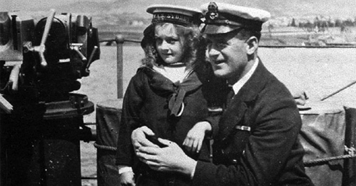 That time the Australian Navy enlisted a little girl as its mascot