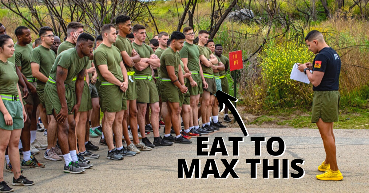 Max your next PT test with this proven nutrition strategy