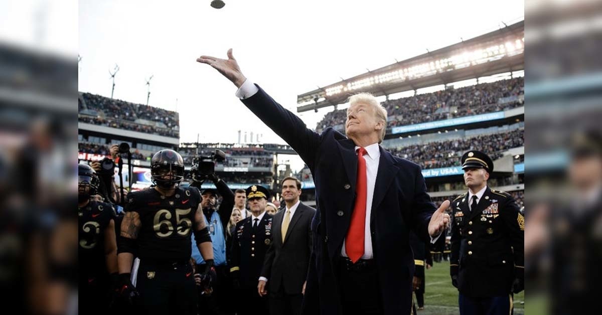 Here’s what the President is supposed to do during the Army-Navy Game