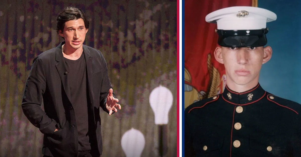 Adam Driver’s TED Talk voices regret of any vet without a combat deployment