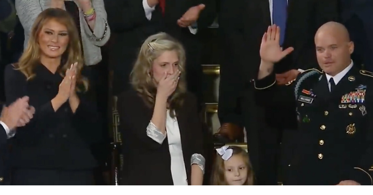 Watch this soldier pull off the ultimate homecoming surprise at the State of the Union