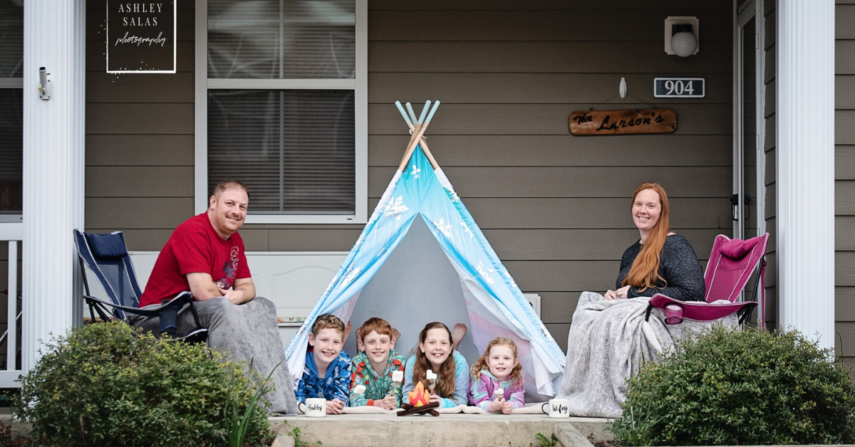 This ‘Front Porch Project’ of military families in quarantine is everything