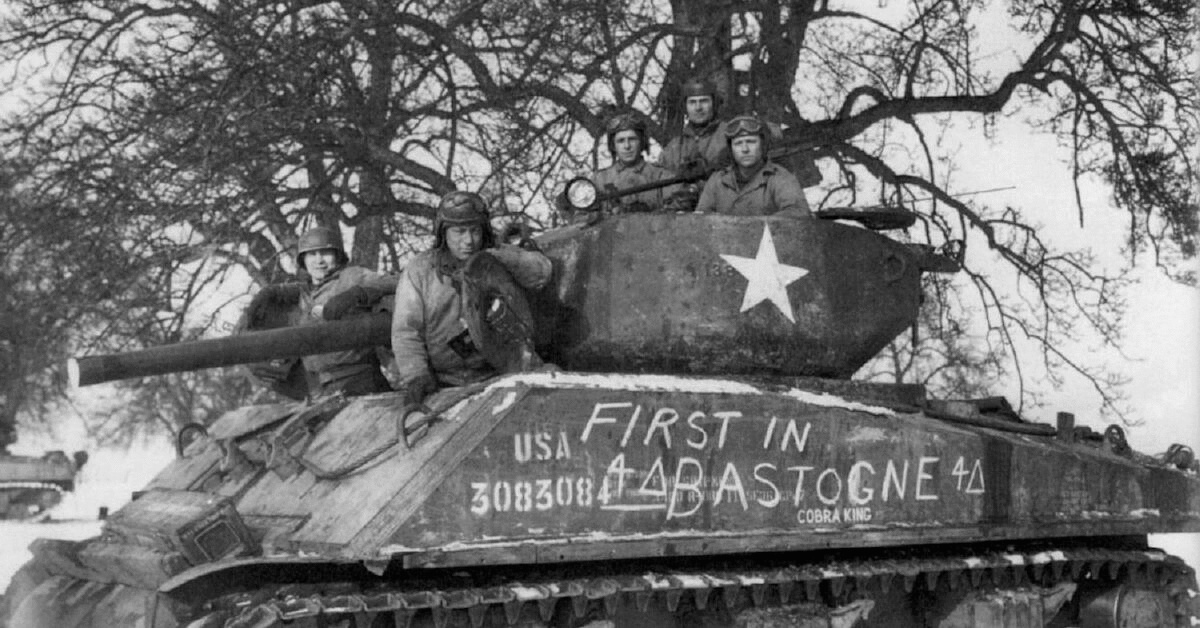 The first tank to break into Bastogne during the Battle of the Bulge was almost lost to history