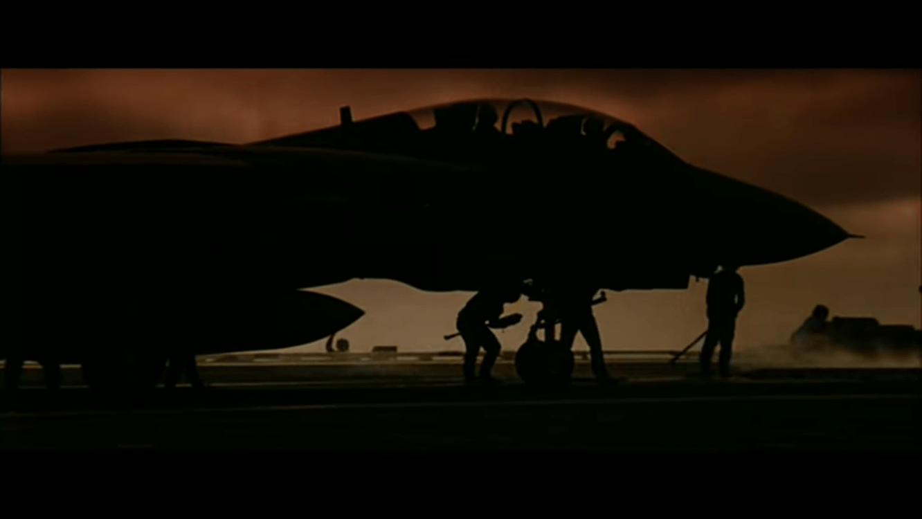 top gun opening scene