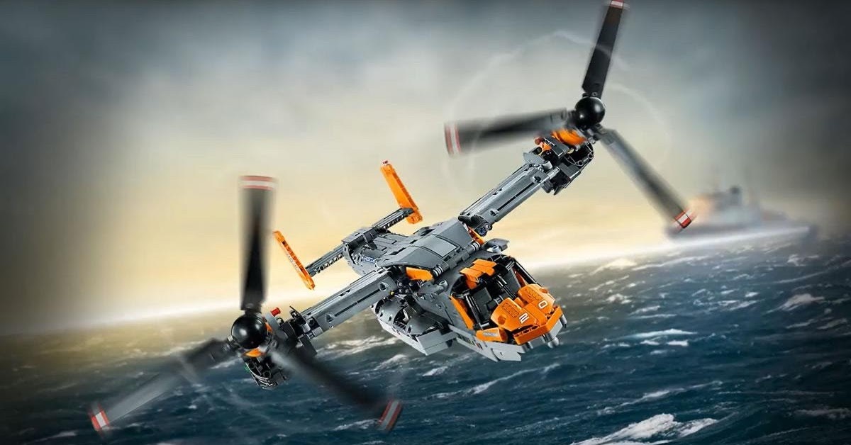 The reason LEGO cancelled its V-22 Osprey set